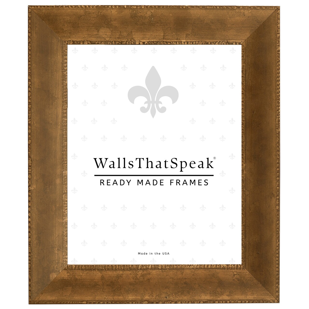 5x7 Picture Frame, Patina 175 1.625 Inch Wood Moulding, Wall Display Frame for Art, Posters, or Photos wallsthatspeak